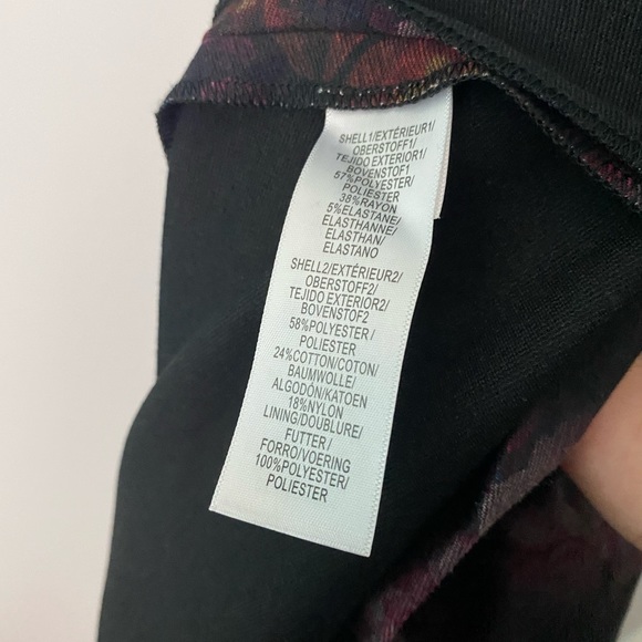 Adrianna Papell v-neck lace dress sleeveless - Picture 4 of 6